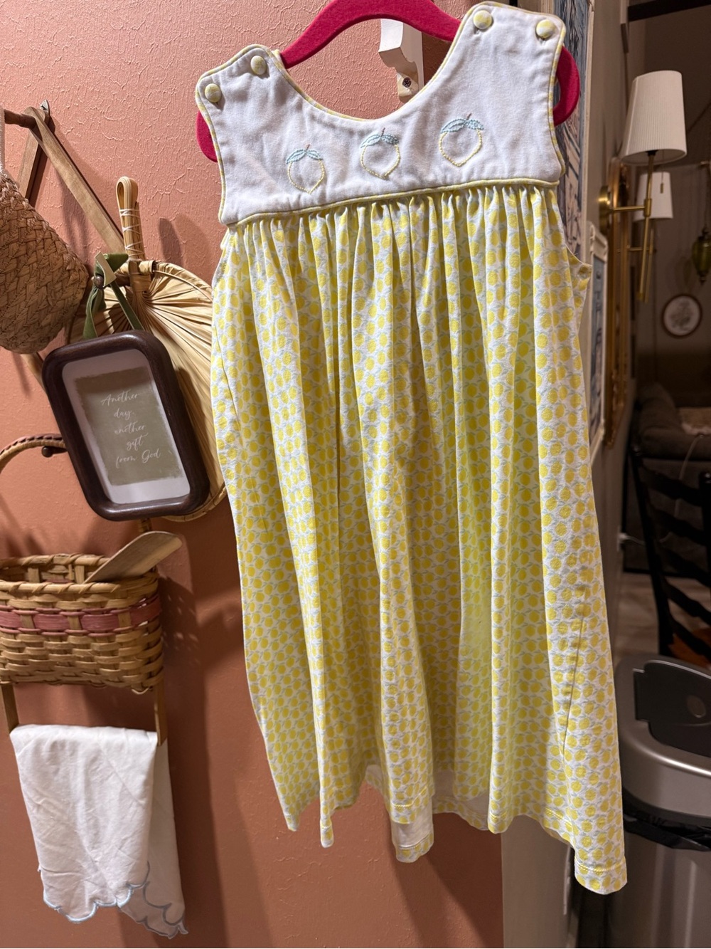 Girls lemon dress